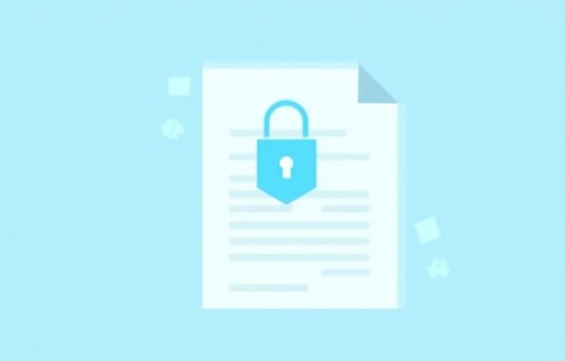 Illustrative image representing a legal document or privacy